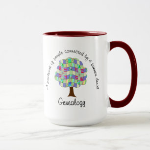 Patchwork Genealogie Tasse