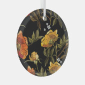 Patchwork Gentle: HandZeichnend Design Ornament Aus Glas (Vorderseite Rechts)