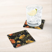 Patchwork Gentle: HandZeichnend Design Rechteckiger Pappuntersetzer (Vor Ort)