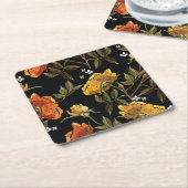 Patchwork Gentle: HandZeichnend Design Rechteckiger Pappuntersetzer (angewinkelt)