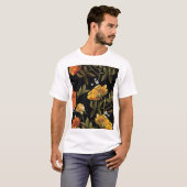 Patchwork Gentle: HandZeichnend Design T-Shirt (Vorne ganz)
