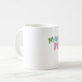 Patchwork-Geschenk zum Muttertag Kaffeetasse (Vorderseite Links)