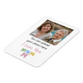 Patchwork-Geschenk zum Muttertag mit individuellem Magnet (Linke Seite)