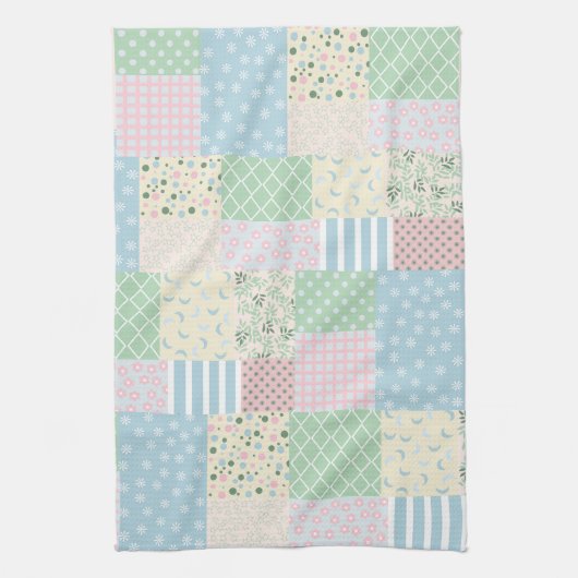 Patchwork Geschirrtuch (Vertikal)