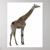 Patchwork Giraffe Poster (Vorne)