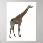 Patchwork Giraffe Poster (Vorne)
