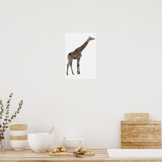 Patchwork Giraffe Poster (Küche)