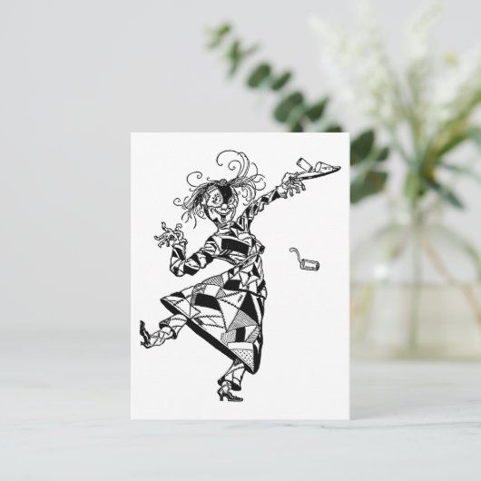 Patchwork Girl of Oz Postkarte (Stehend Vorderseite)