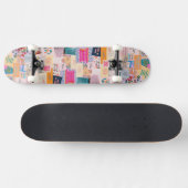 Patchwork Good Vibes Skateboard (Horizontal)