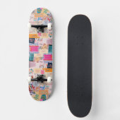 Patchwork Good Vibes Skateboard (Vorderseite)