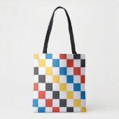Patchwork Grid für Primärfarben Tasche (Vorderseite)