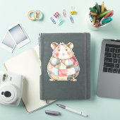 Patchwork Hamster Sticker (iPad Hülle)