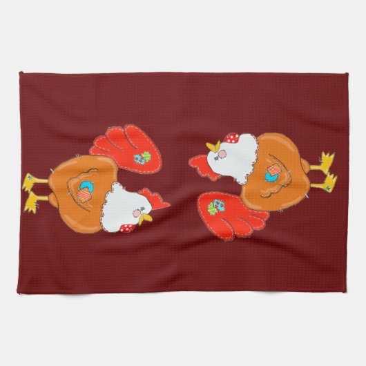 Patchwork Handtücher für Hühner (Horizontal)