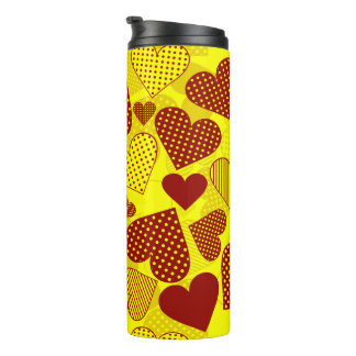 'Patchwork Hearts'-Becher Thermosbecher