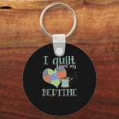 Patchwork Herz Quilt Crafting Geschenk Schlüsselanhänger (Vorderseite)