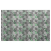 Patchwork Hexagons grün und grau Stoff (Yard (91,4 cm))
