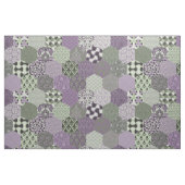 Patchwork Hexagons Lavender and Sage Stoff (Fat Quarter (45,7 x 55,9 cm))