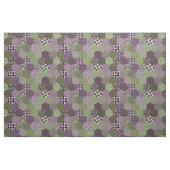 Patchwork Hexagons Lila und grün Stoff (Yard (91,4 cm))