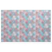 Patchwork Hexagons Rosa und Türkis Stoff (Yard (91,4 cm))