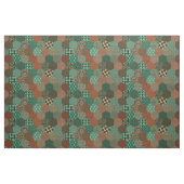 Patchwork Hexagons Rost und Pine Stoff (Yard (91,4 cm))