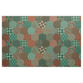 Patchwork Hexagons Rost und Pine Stoff (Fat Quarter (45,7 x 55,9 cm))