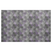 Patchwork Hexagons Violet und Grau Stoff (Yard (91,4 cm))