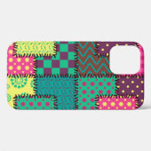 Patchwork-Hintergrund mit verschiedenen Mustern Case-Mate iPhone Hülle (Rückseite (Horizontal))