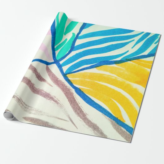 Patchwork-Hintergrund mit verschiedenen Mustern Geschenkpapier (Ungerollt)