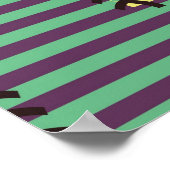 Patchwork: Hintergrund verschiedener Muster Poster (Ecke)