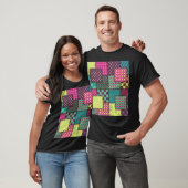 Patchwork: Hintergrund verschiedener Muster T-Shirt (Unisex)