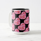 Patchwork hört die Black Coffee Tasse (Vorderseite Links)