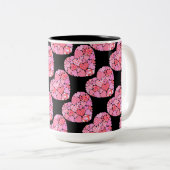 Patchwork hört die Black Coffee Tasse (VorderseiteRechts)