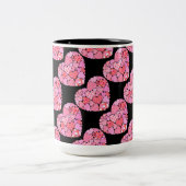 Patchwork hört die Black Coffee Tasse (Mittel)