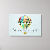 Patchwork Hot Air Ballon Canvas Print Leinwanddruck (Vorderseite)