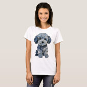 Patchwork-Hund T-Shirt (Vorne ganz)
