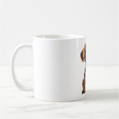 Patchwork Hund-Tasse Kaffeetasse (Links)