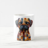 Patchwork Hund-Tasse Kaffeetasse (Mittel)