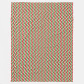 Patchwork Iran Flag Pattern Fleecedecke (Vorderseite)