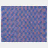 Patchwork Island Flag Pattern Fleecedecke (Vorderseite (Horizontal))