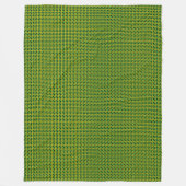 Patchwork Jamaica Flag Pattern Fleecedecke (Vorderseite)