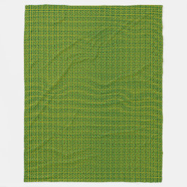 Patchwork Jamaica Flag Pattern Fleecedecke