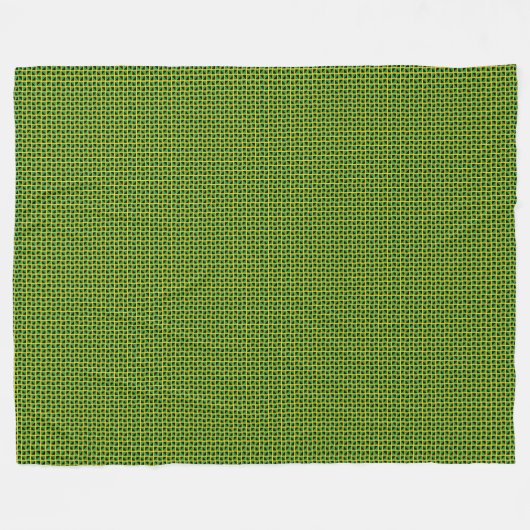Patchwork Jamaica Flag Pattern Fleecedecke (Vorderseite (Horizontal))