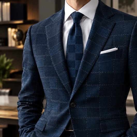 Patchwork-Japanischer-Boro-(Textil)-Stil Krawatte