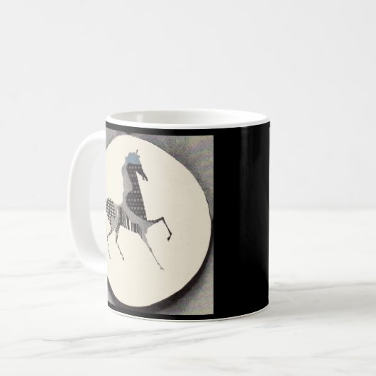 Patchwork Kaffeetasse (Vorderseite Links)