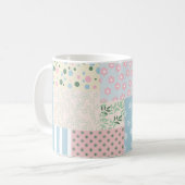 Patchwork Kaffeetasse (Vorderseite Links)