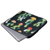 Patchwork-Kaktus-Pflanze Nahtloses Muster Laptopschutzhülle (Vorne Knopf)