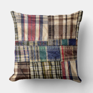 Patchwork kariert kissen
