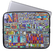 Patchwork Kariert Laptopschutzhülle (Vorderseite)