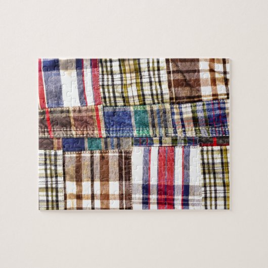 Patchwork kariert/Tartan Puzzle (Horizontal)