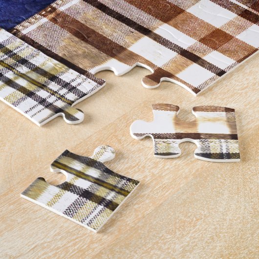Patchwork kariert/Tartan Puzzle (Seite)